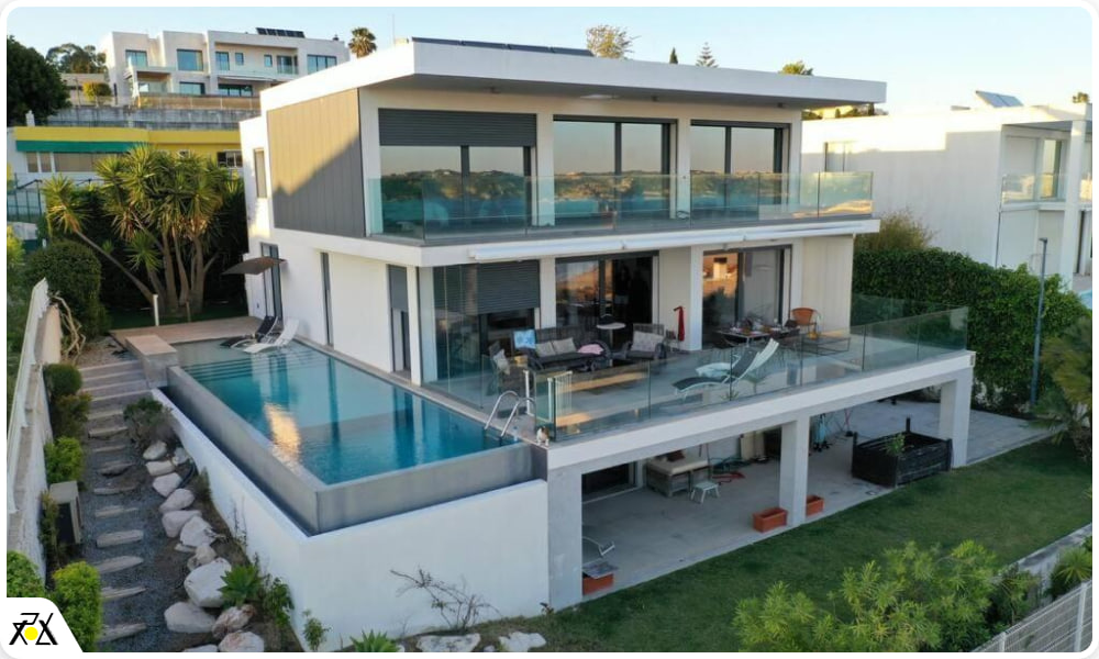 زیباترین نمای ساختمان ویلایی 